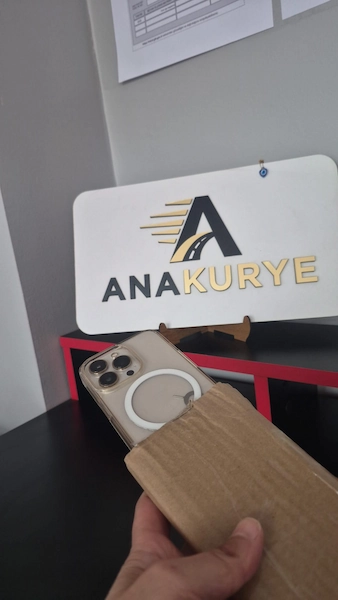 Anastasia’s recovered phone at the Ana Kurye office before delivery to New York