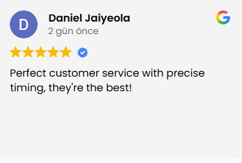 Daniel Jaiyeola Google review screenshot for Ana Kurye